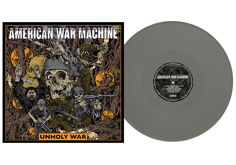 American War Machine   Unholy War LP (grey)