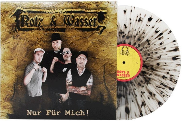 Rotz & Wasser - Nur Für Mich! LP  (Clear Black Splattered)