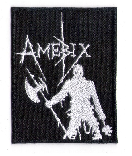Amebix axe (white) 7*9cm
