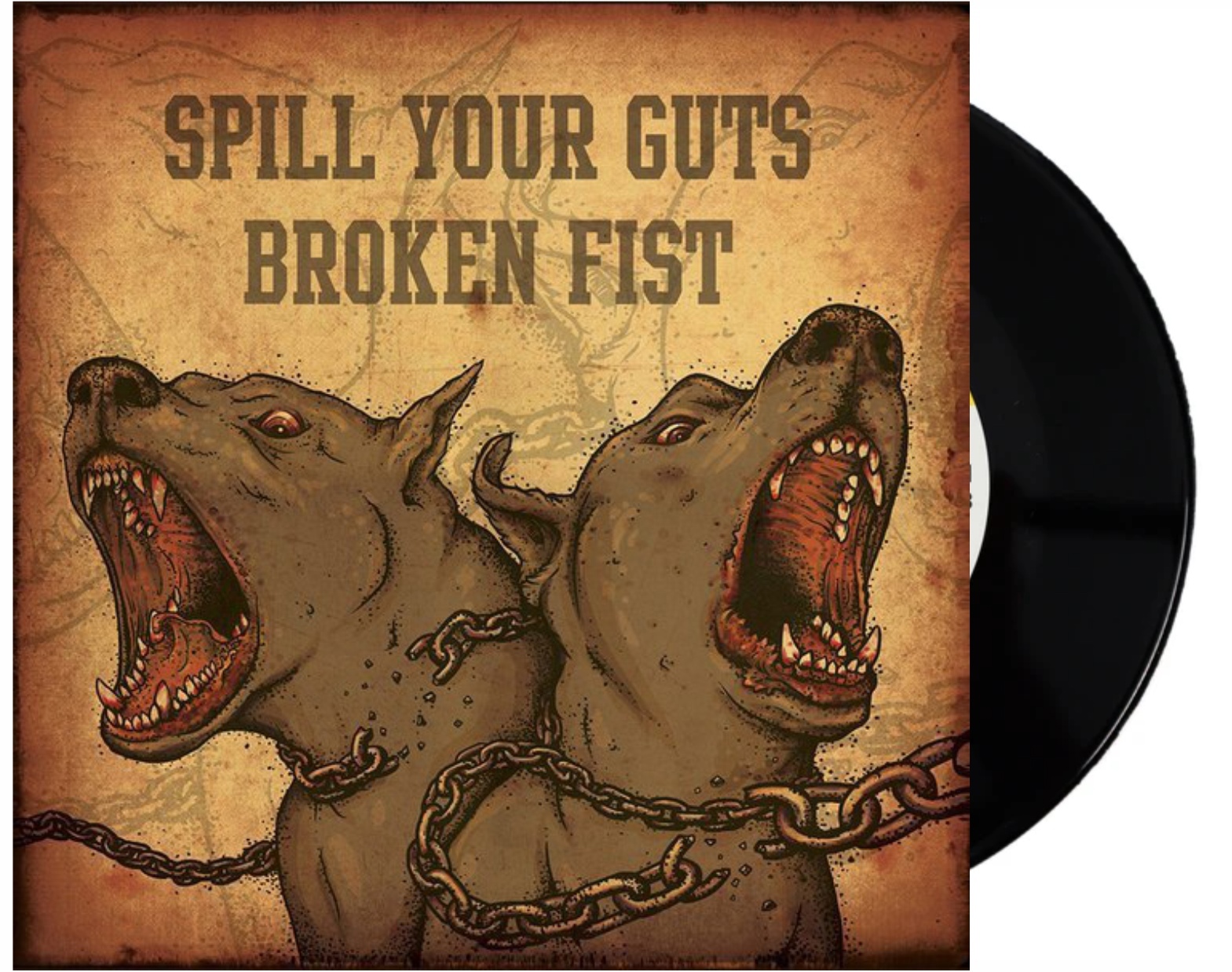 split - Broken Fist / Spill Your Guts 7"