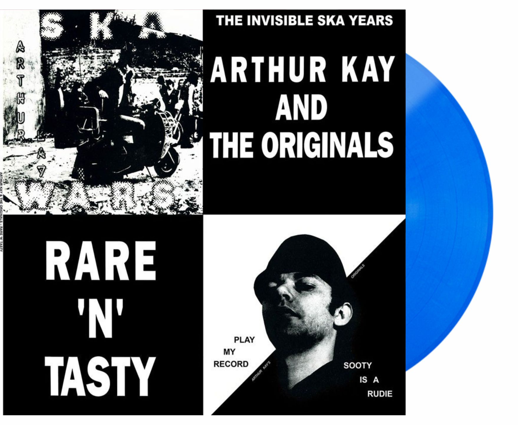 Arthur Kay and The Originals - Rare `n` tasty LP (blue)