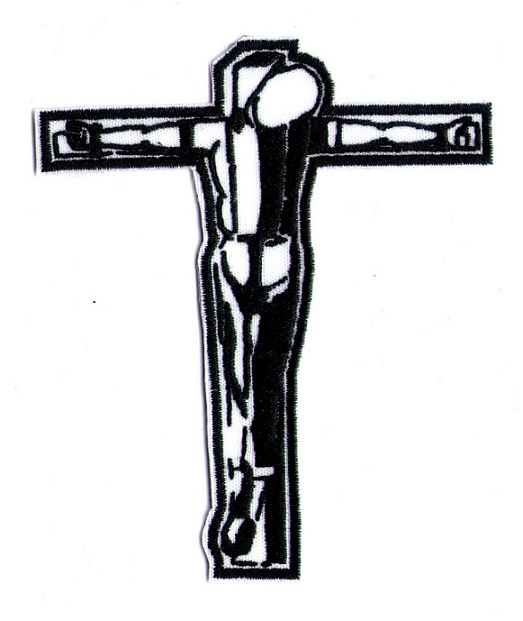 Crucified (white)10,5*8cm