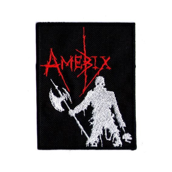 Amebix axe (red) 7*9cm