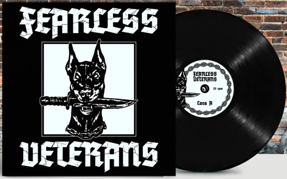 Fearless Veterans – s/t 7" (black)