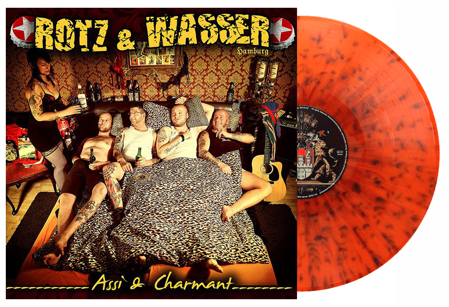Rotz & Wasser -  Assi und Charmant LP (Orange Brown Splattered)