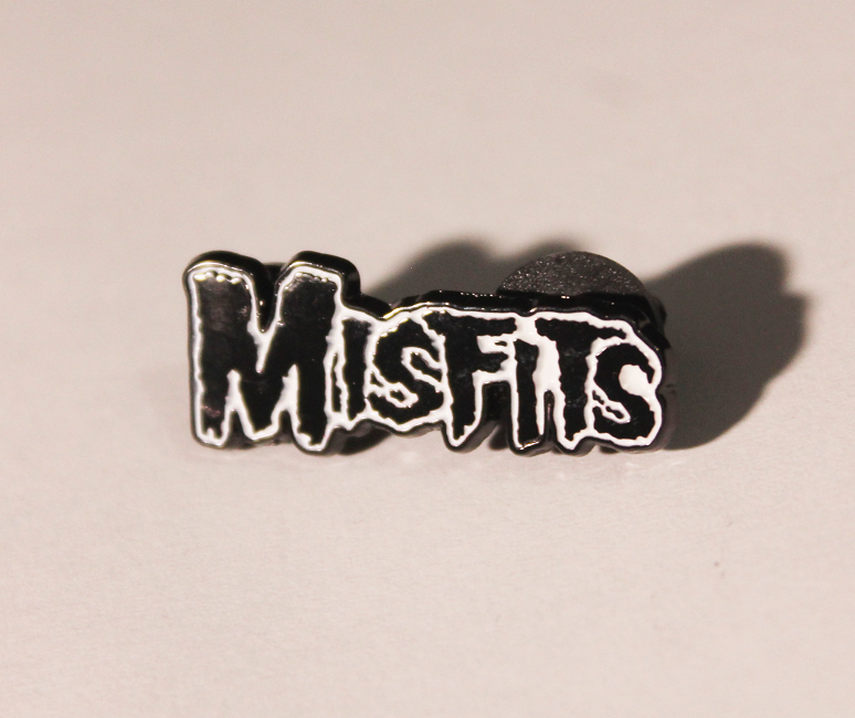 Misfits logo (white) 30mm
