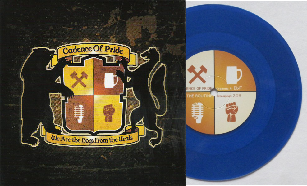 CADENCE OF PRIDE - we are the boys from the Ural 7″+CD (blue)