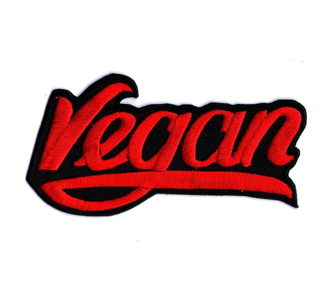 Vegan - red 12*6cm